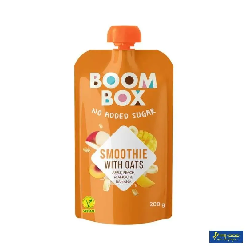 BOOM BOX ZOBENA SMOOTHIE JABUKA -BRESKVA -MANGO -BANA 200G 
