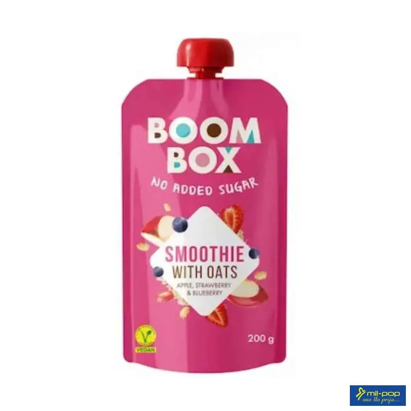 BOOM BOX ZOBENA SMOOTHIE JABUKA -JAGO -BORO 200G 