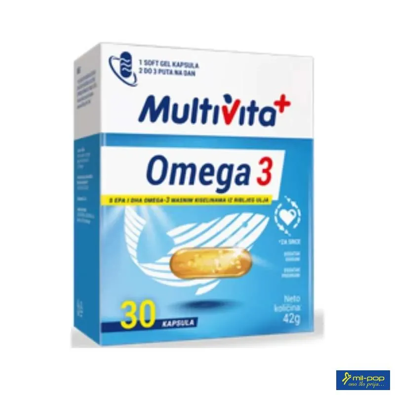 MULTIVITA OMEGA-3 KAPSULE 30+10 GRATIS 