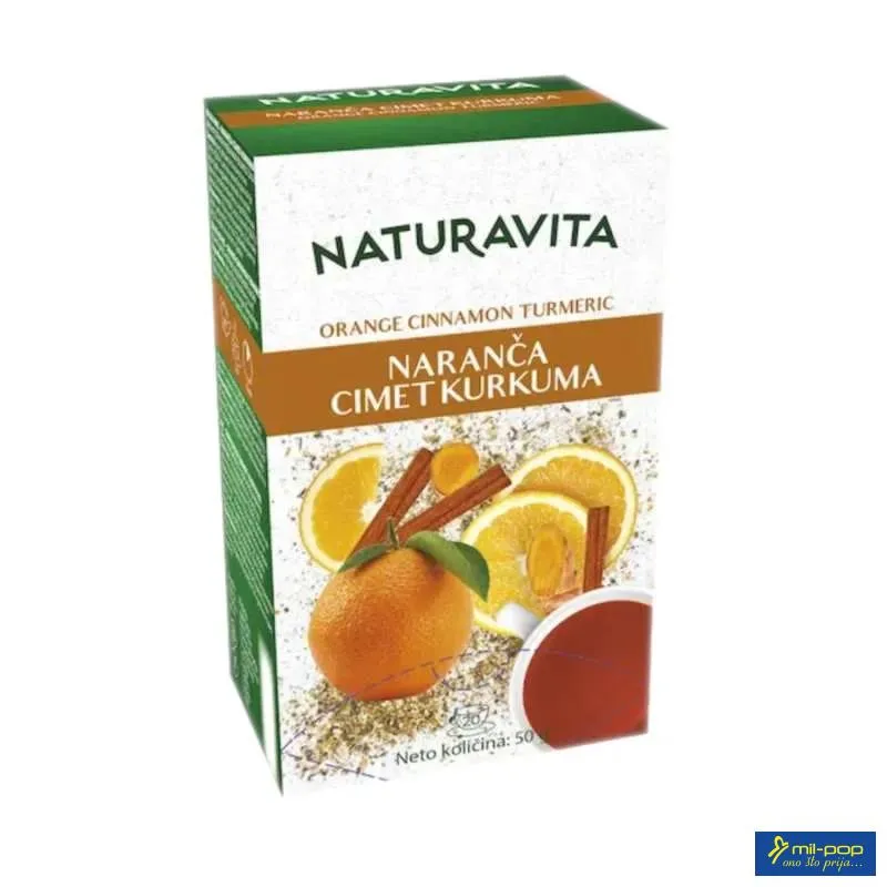 NATURAVITA NARANDZA CIMET KURKUMA 20X2,5G 