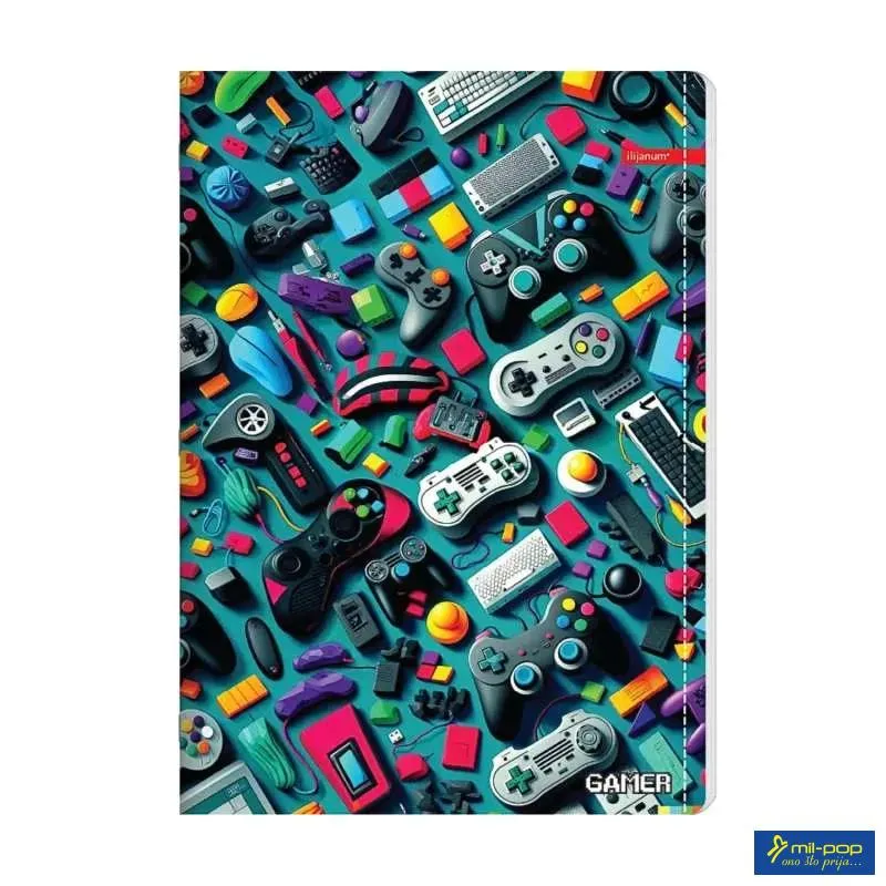 SVESKA A4 MP DIKTO 54L 80g FOOTBALL ICONS 1211640231 