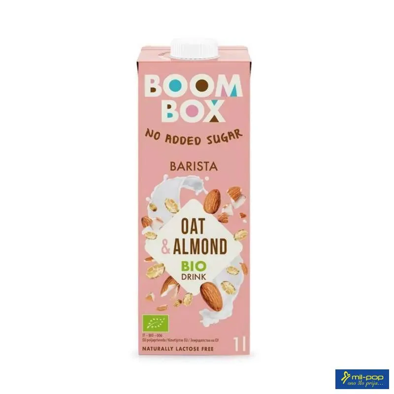 BOOM BOX BIO ZOBENA NAPITAK S BADEMOM 1L 