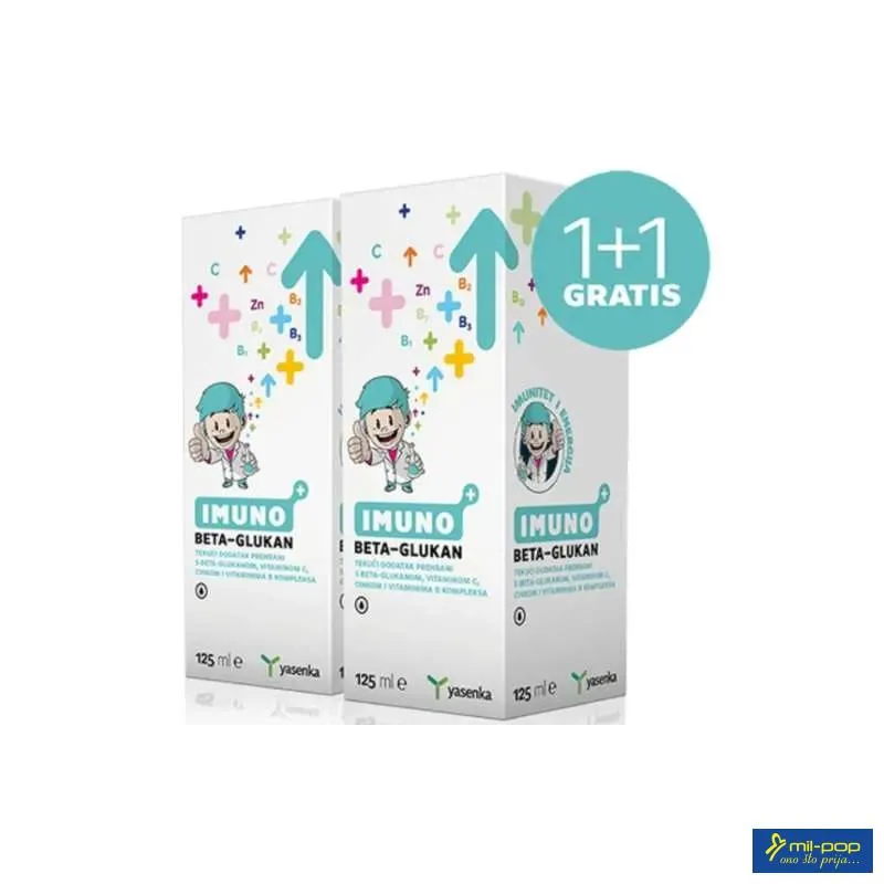 YASENKA IMUNO BETA-GLUKAN JUNIOR 1+1 