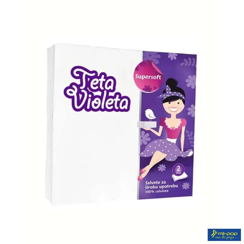 VIOLETA SALVETE SUPER SOFT 25/1 38*38 