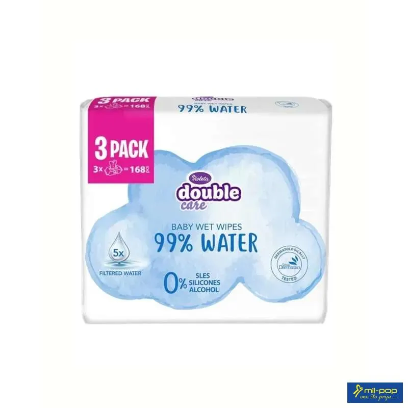VIOLETA BAYB VLAŽNE MARAMICE WATERCARE 56/1 TRIO PACK 