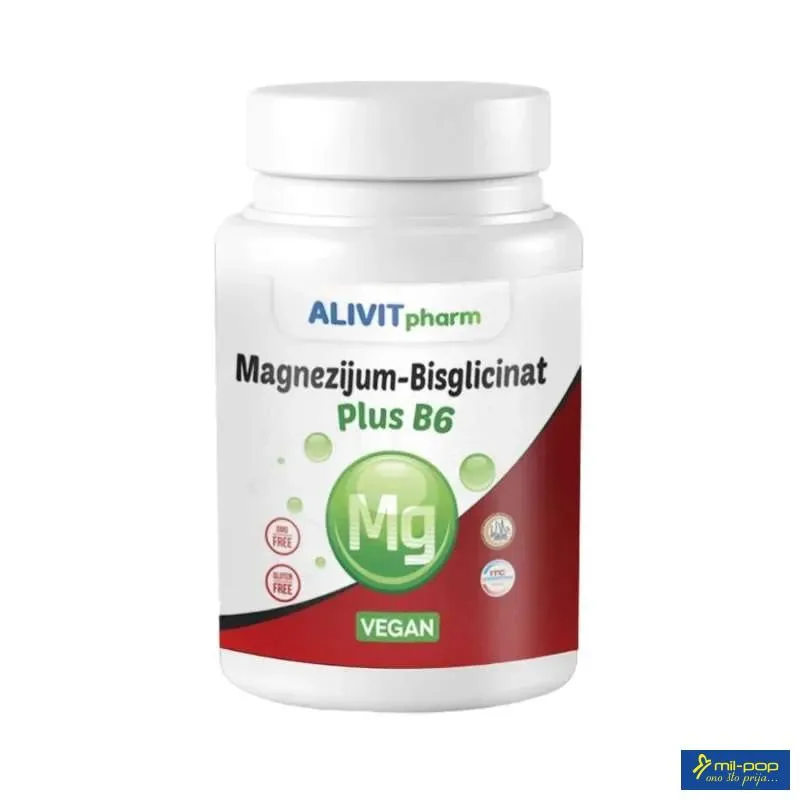 MAGNEZIJUM BISGLICINAT PLUS B6- 60 KAPSULA 