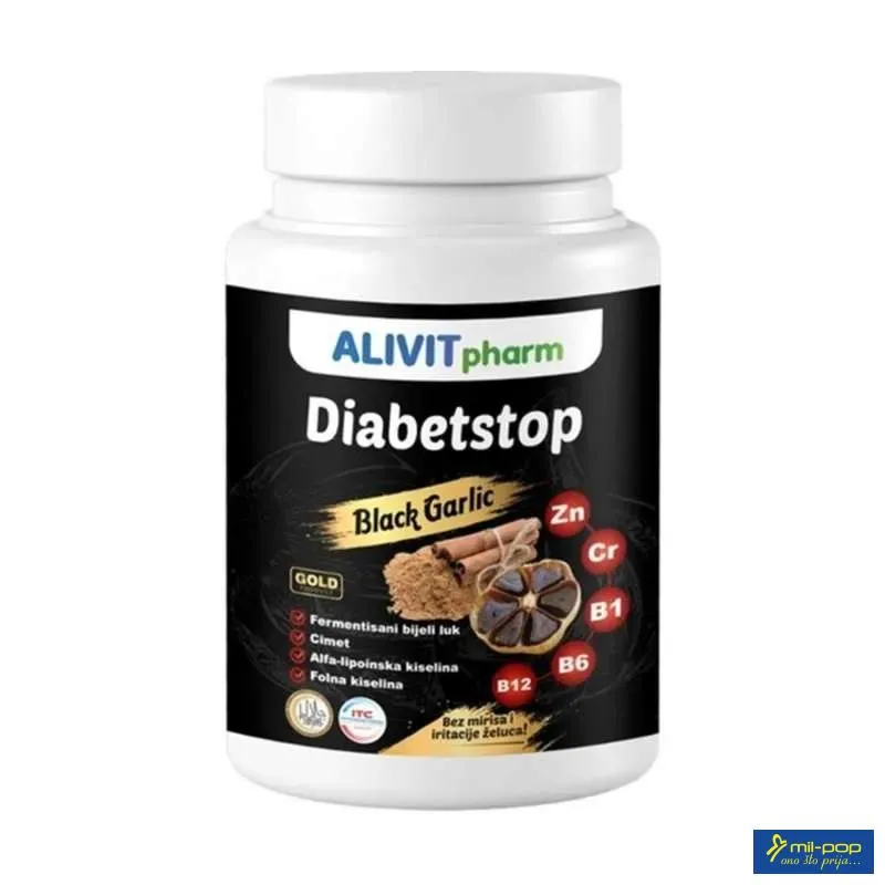 BLACK GARLIC DIABETSTOP 90 KAPSULA 