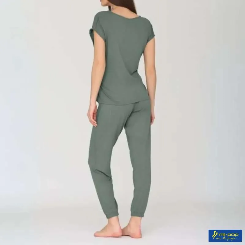A.RAS Z.LOUNGE SET PANTALONE I MAJICA DANIA M.ZELENA 44 2024