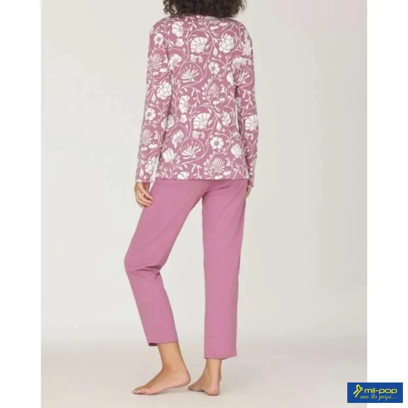 A.RAS Z.PIDZAMA D-R ESMA DEZEN CVIJECE-MAUVE 50 2024 