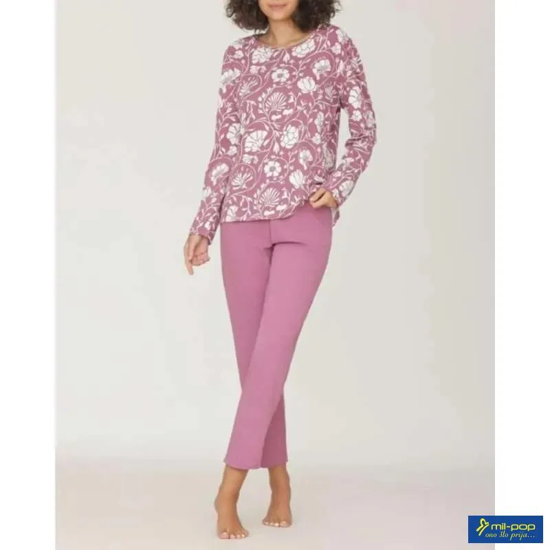 A.RAS Z.PIDZAMA D-R ESMA DEZEN CVIJECE-MAUVE 50 2024 