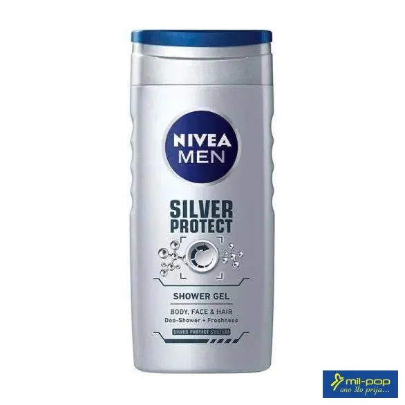 NIVEA GEL ZA TUSIRANJE SILVER 250 ML M