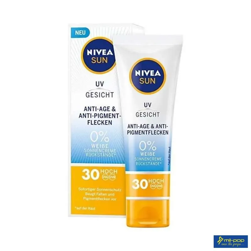 NIVEA SUN ANTI-AGE & ANTI-PIGMENT KREMA ZA LICE SPF 30 