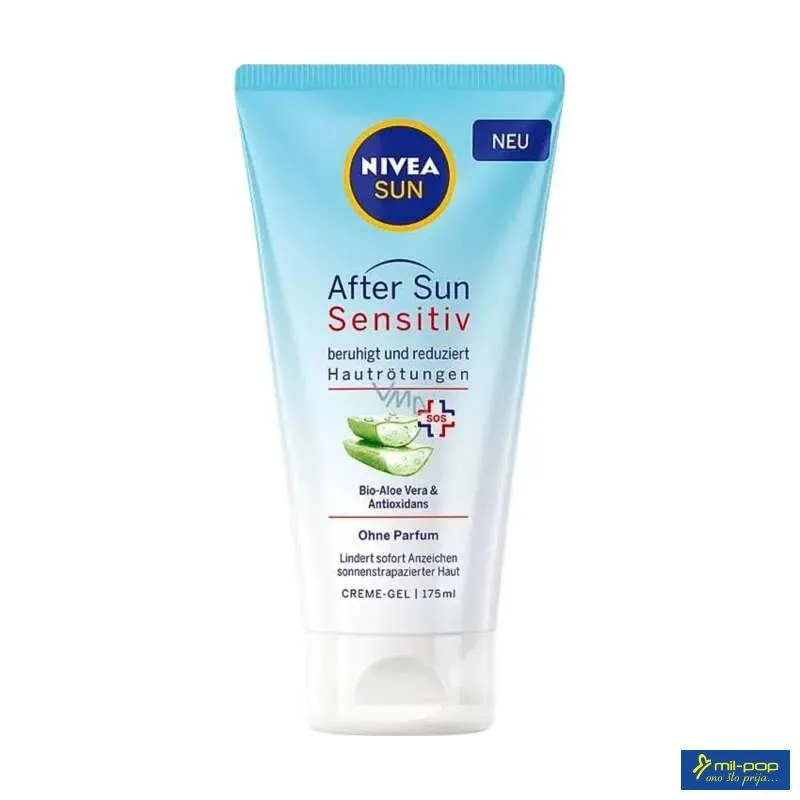 NIVEA SUN SENSITIVE KREMA-GEL U TUBI ZA POSLE SUNČANJA 175ML 
