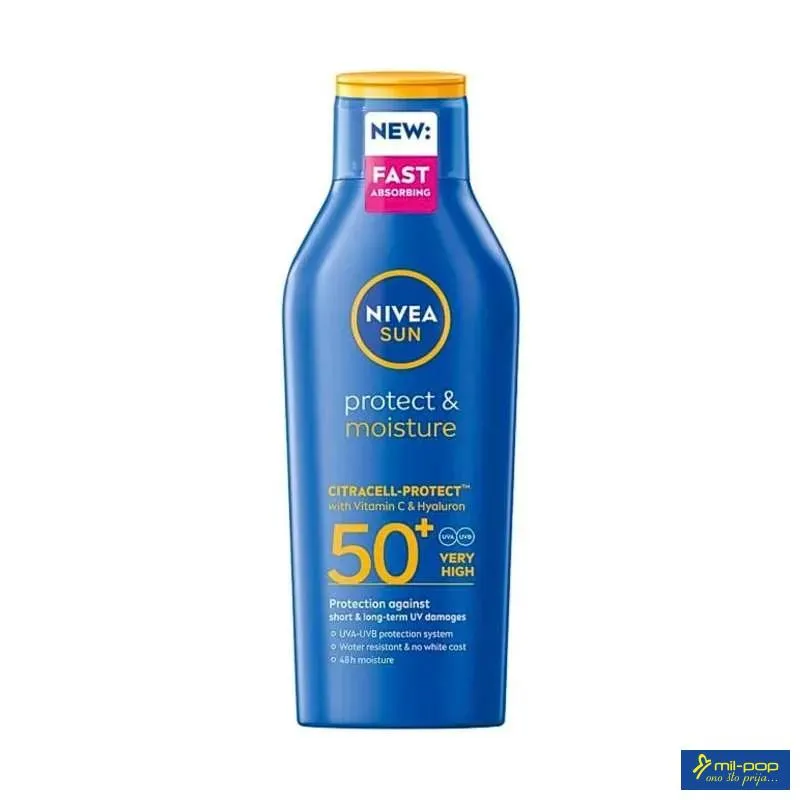 NIVEA SUN PROTECT & PLAY DEČIJI SPREJ SA RASPRŠIVAČEM SPF 50+ 270ML 