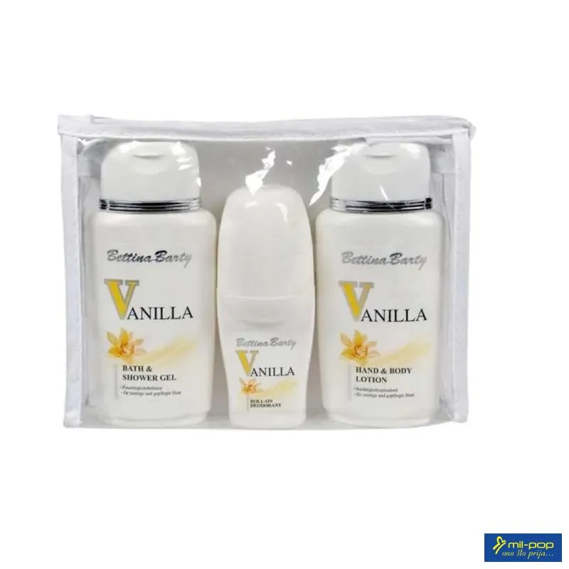 BETTINA BARTY SET VANILLA 2X150+50ML NESESER