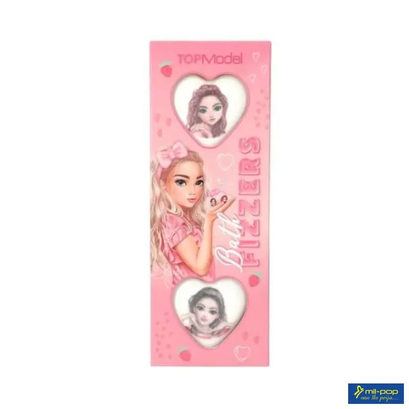 TM - KUGLE ZA KUPANJE U OBLIKU SRCA SA PRINTOM BEAUTY AND ME 4 16/1 