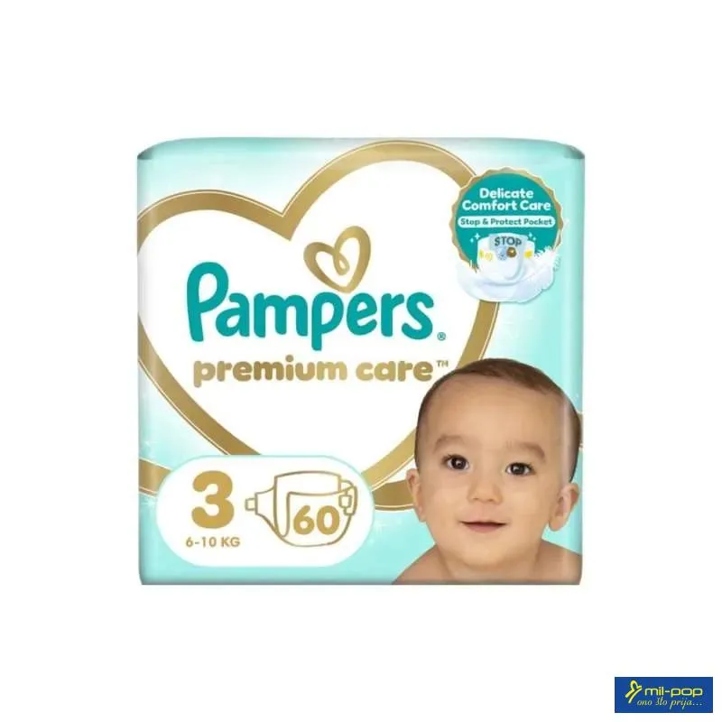 PAMPERS PELENE PREMIUM VP 3 60 KOM 