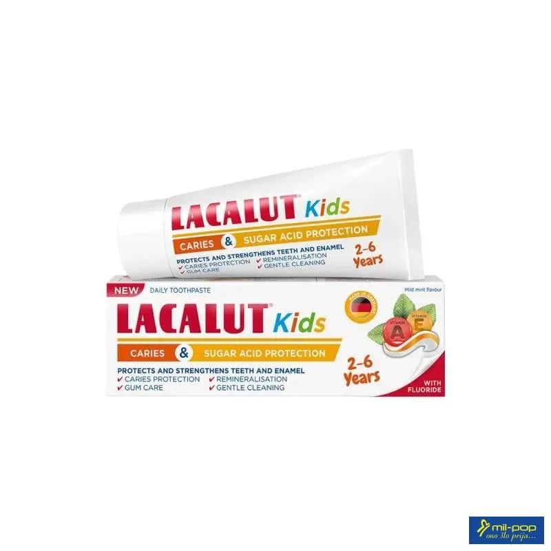 LACALUT PASTA ZA ZUBE ZA ZUBE DJECJA 2-6 GOD 