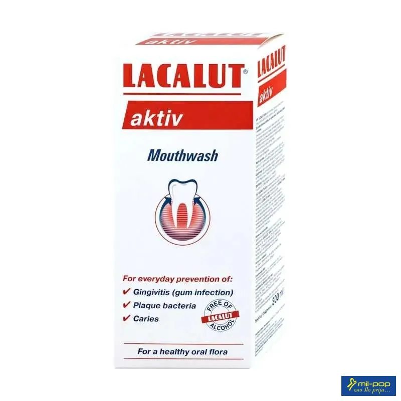 LACALUT ACTIV ANTIPLAQ 300ML 