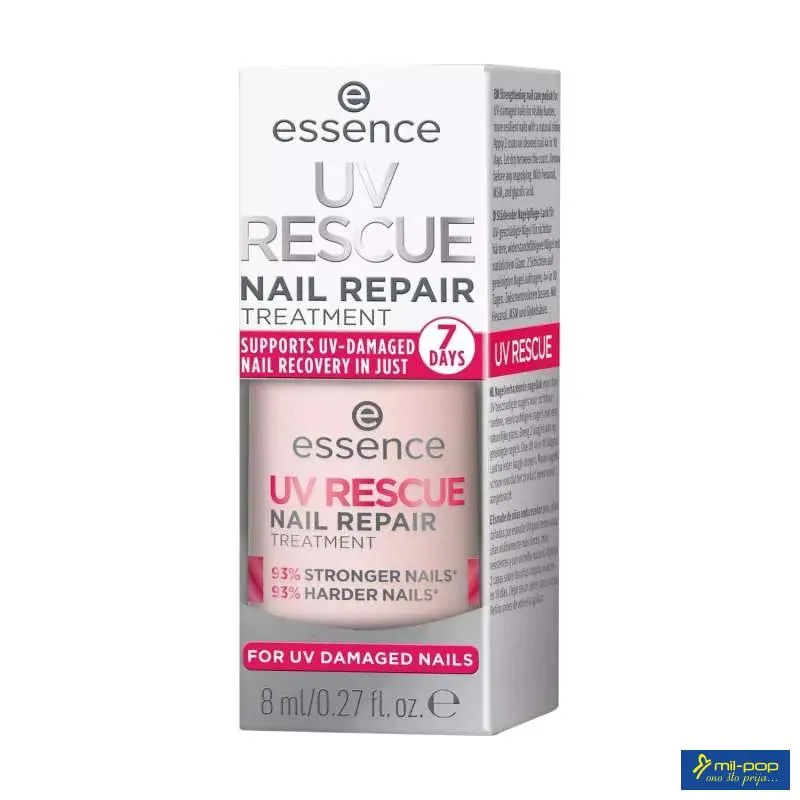 ESSENCE LAK ZA NOKTE TRETMAN UV RESCUE NAIL REPAIR 01 