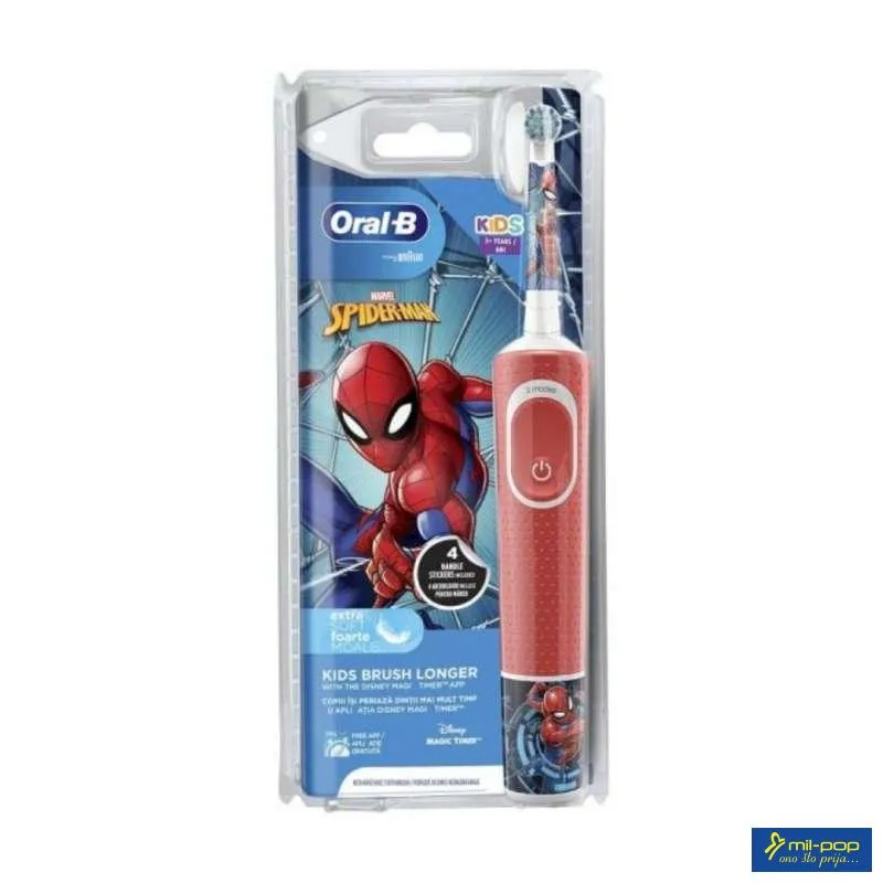 ORAL B ELEKT. CETKICA D100 SPIDERMAN 