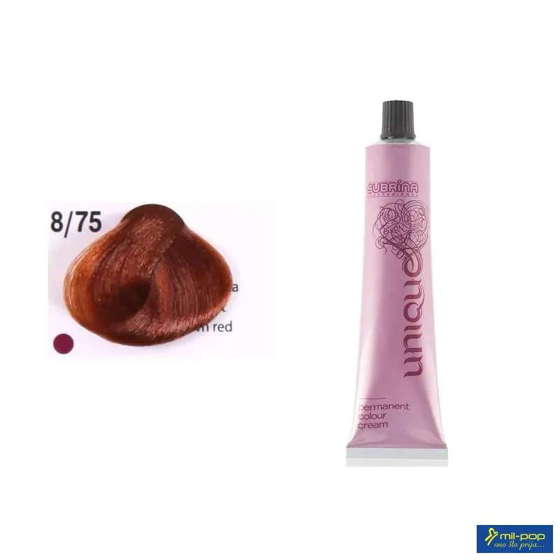 FARBA ZA KOSU PROFESSIONAL UNIQUE 8/75 LIGHT BLOND 100ML