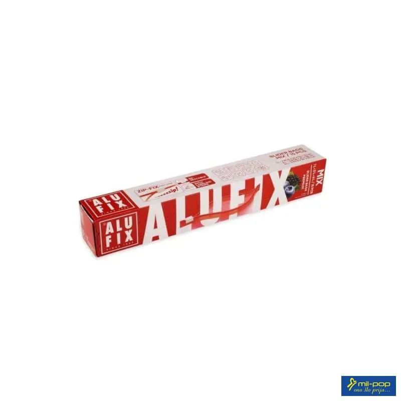 ALUFIX ZIP-FIX VRECICA ZA SPREMANJE NAMIRNICA  MIX (30 KOM/KUTIJA) 