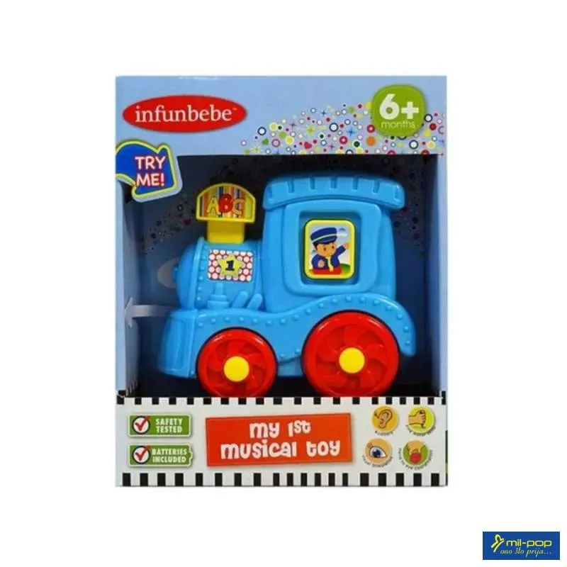 INFUNBEBE IGRAČKA ZA BEBE VOZ SA AKTIVNOSTIMA 6M+ 