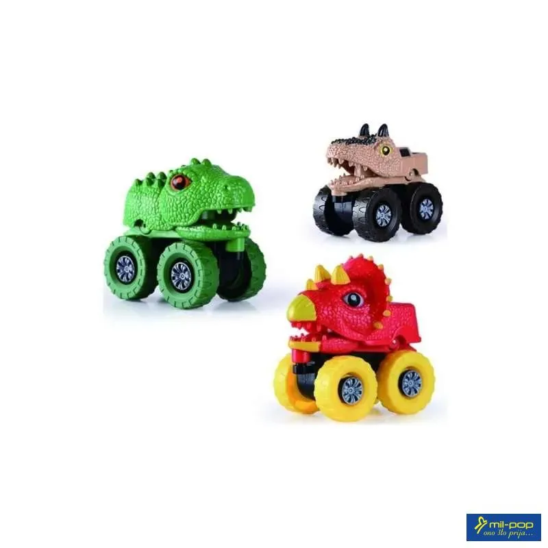 INFUNBEBE IGRAČKA ZA BEBE DINOSAURUS AUTIĆI 