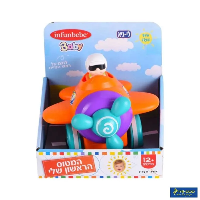 INFUNBEBE IGRAČKA ZA BEBE AVION 