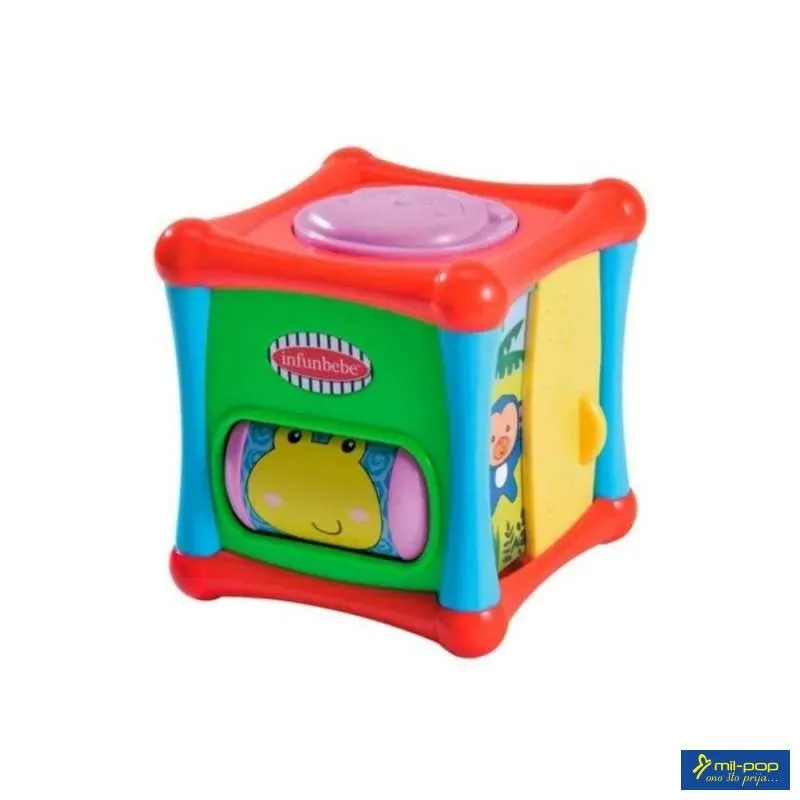 INFUNBEBE IGRAČKA ZA BEBE MOJA PRVA KOCKA SA AKTIVNOSTIMA 