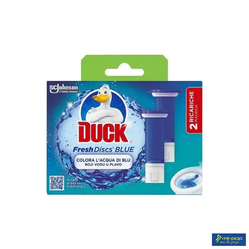 DUCK FRESH DISCS PLAVA VODA -DUPLA DOPUNA 