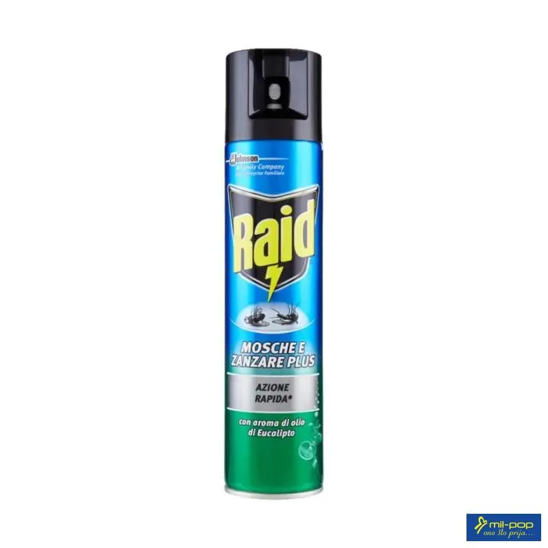RAID SPREJ PROTIV LETECIH INSEKATA EUCALIPTUS 400ML