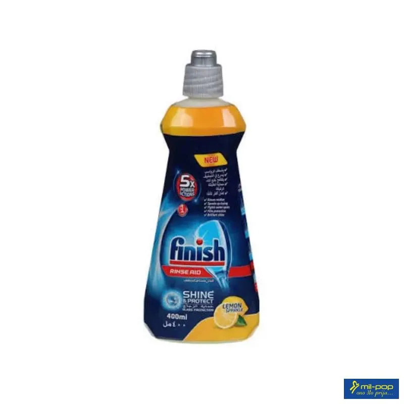 FINISH SJAJ I SUSAC ZA  MAŠINSKO PRANJE SUDJA 400ML LEMON 