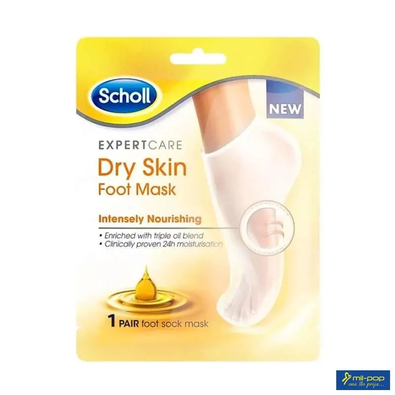 SCHOLL MASKA ZA STOPALA U OBLIKU ČARAPA - EXPERT CARE DRY SKIN 