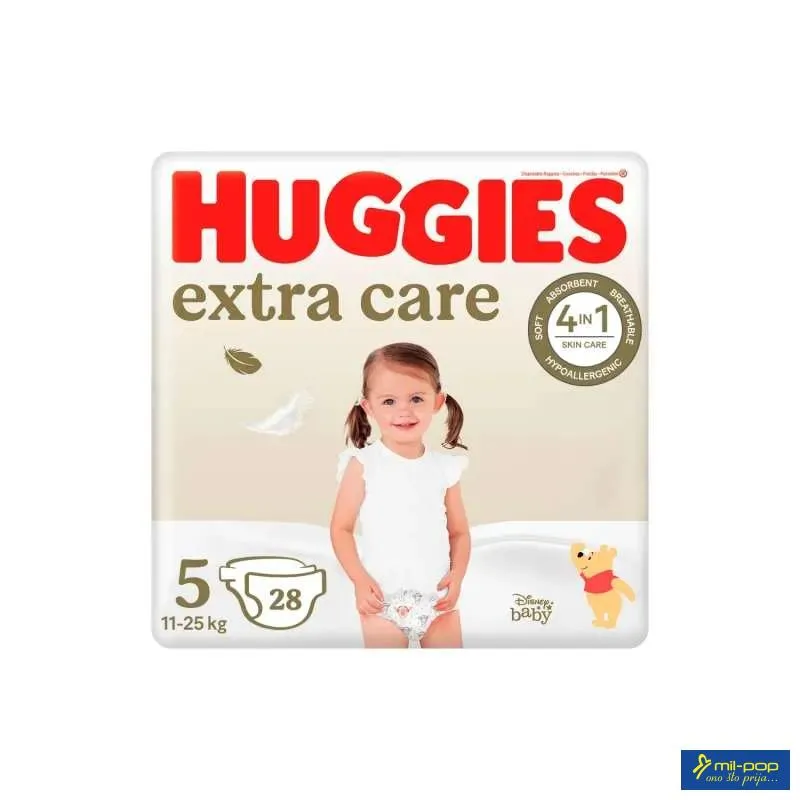 HUGGIES 5 EXTRA CARE 28 KOM 
