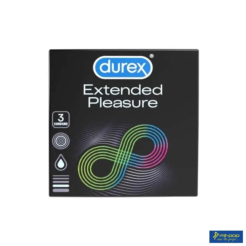 DUREX EXTENDED PLEASURE 3PCS 