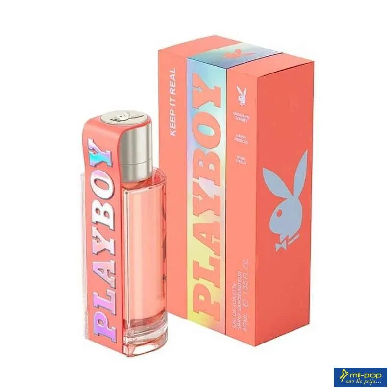 PLAYBOY KEEP IT REAL EAU DE TOILETTE 40ML 