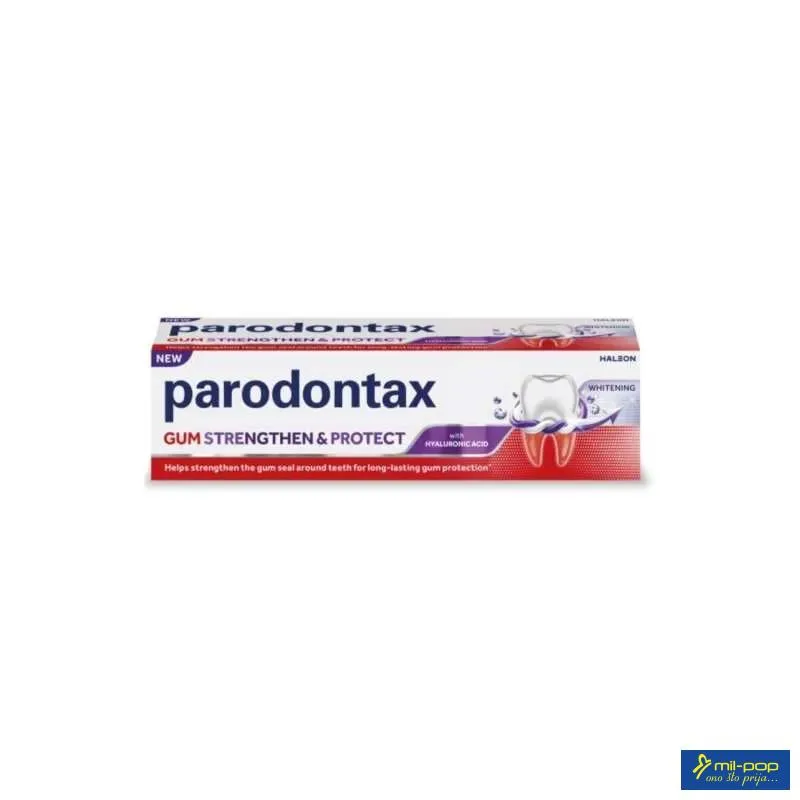 PARADONTAX PASTA ZA ZUBE GUM STR&PROT WHITE 75ML 