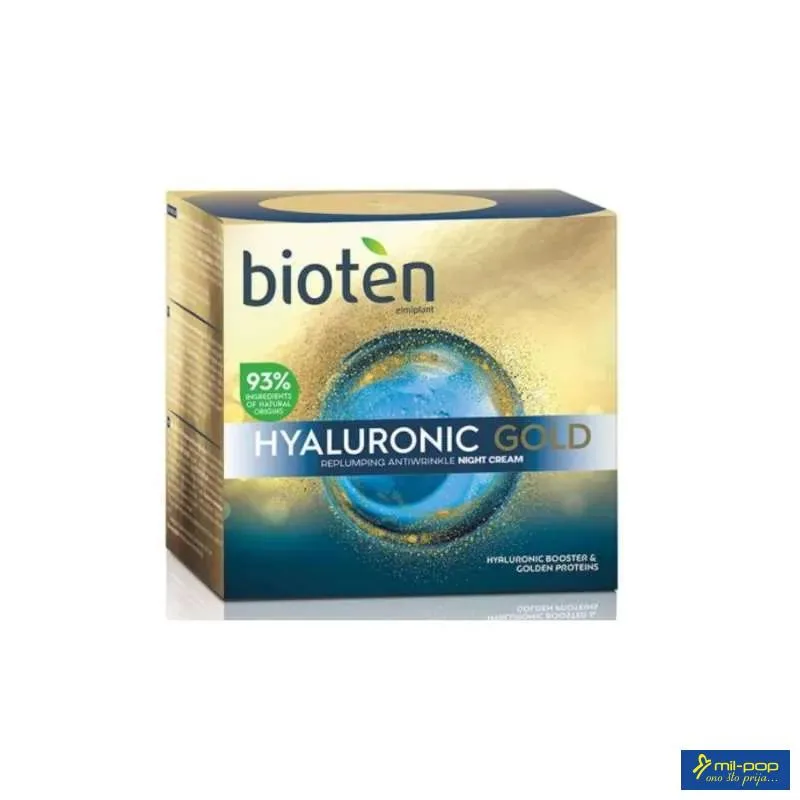 BIOTEN NOĆNA KREMA HYALURON GOLD  50ML B21 