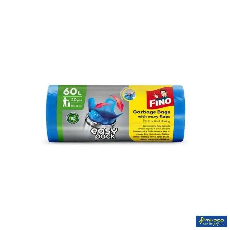 FINO KESE ZA SMEĆE EASY PACK 60L 20KOM 