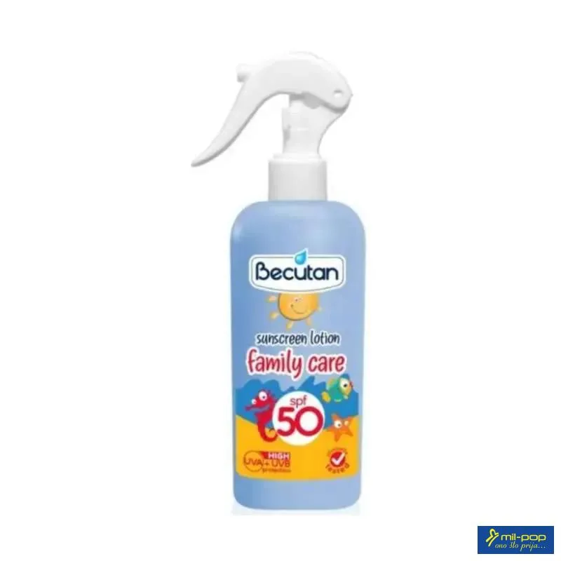BECUTAN MLIJEKO ZA SUNČANJE SPF 50 270ML 