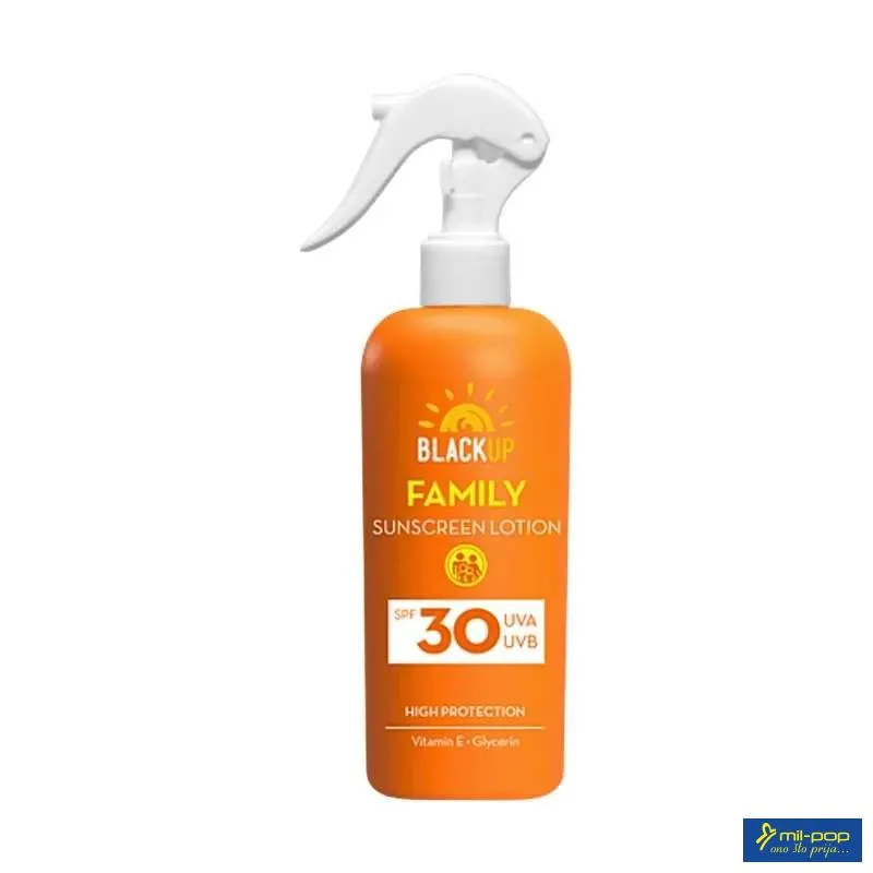 BLACK UP LOSION ZA SUNČANJE-SPF 30/270ML 