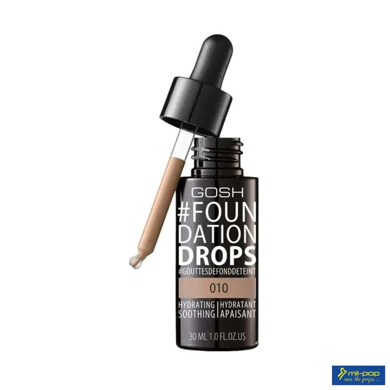 GOSH PUDER FOUNDATION DROPS 010 