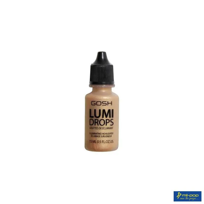 GOSH HIGHLIGHTER LUMI DROPS 15ML 014 GOLD 