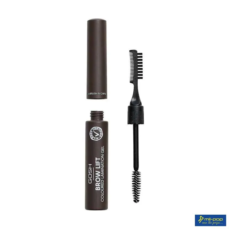 GOSH GEL ZA OBRVE COLOURED BROW LIFT DARK BROWN 002 