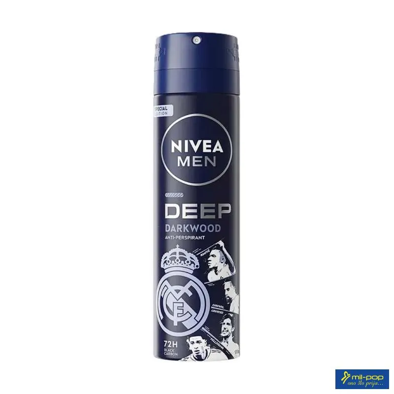 NIVEA DEZODORANS REAL SPREJ 150ML 