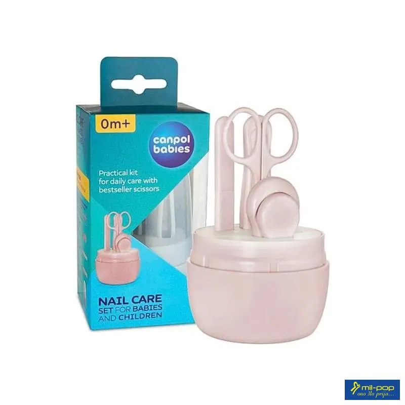 SET ZA DJEČIJU NJEGU NOKTIJU/PINK 0M+ 