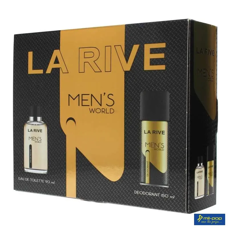 LA RIVE MUŠKI SET MENS WORLD - BOSS THE SCENT HUGO BOSS (EDT+DEO SPREJ)