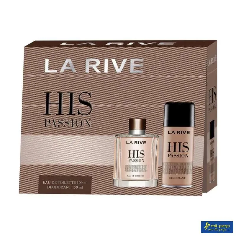 LA RIVE SET HIS PASSION - GIORGIO ARMANI ACQUA DI GIOIA ABSOLUTE EDP 90ML + DEO 150ML M